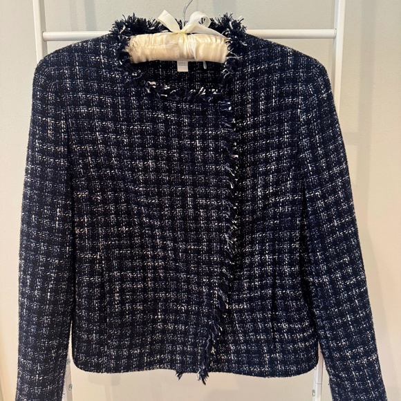 Hugo Boss Chanel type tweed jacket (petite fit) - Picture 1 of 15